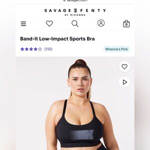 Savage x Fenty sports bra 3x